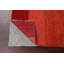 Tapis de couloir rouge en laine noué à la main de conception unique 3 pi 1 po x 15 pi 7 po New Age