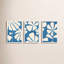 Ceramic Blue 3-6. Set of 3 by Andrea Stokes - Framed Wall Art-2017901249-2017901254