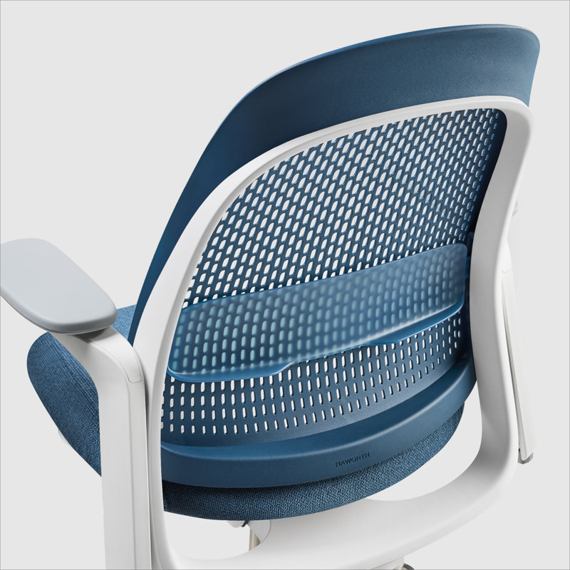 Haworth Breck Office Chair, Stone, White