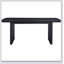 Table de salle à manger extensible moderne avec rallonge amovible et plateau biseauté pour une configuration de sièges flexible