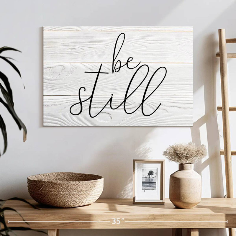 Tergel Be Still Typography I, 16" H x 24" W