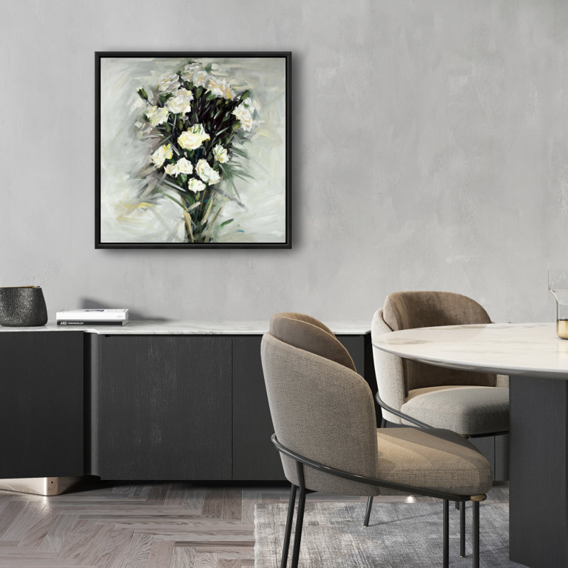 " Lisianthus White Bouquet "