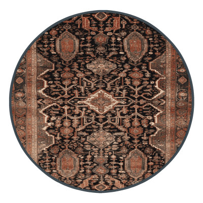 Tapis brun lavable à la machine