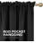 Peniste Room Darkening Curtain Pair-29094879-29094875