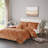 Velvet Comforter Set With Throw Pillow