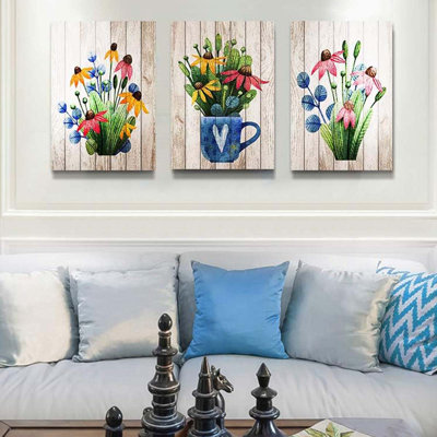 3 Piece Wrapped Canvas Print