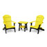 Ensemble Adirondack pliant 3 pièces avec table d'appoint Heritage