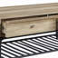 Table basse en chêne et gris sable