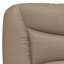 Structure de lit sans matelas Vidaxl 35,4 po x 74,8 po Hvar Cappuccino-2069259464-2069259473