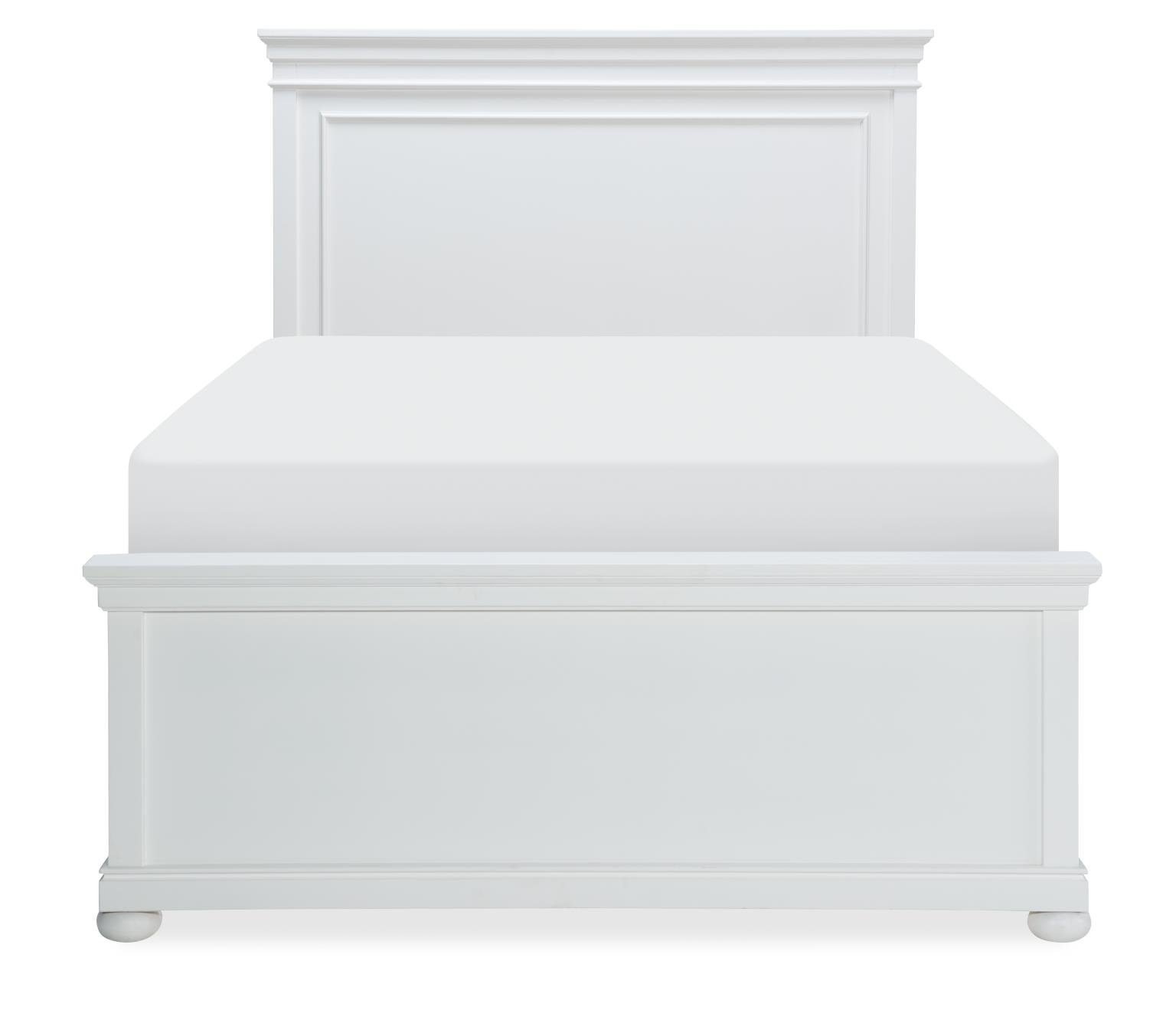 Jayden Complete Panel Bed, Full, White