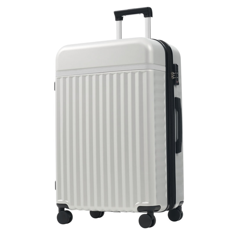 Luggage Set 5 Piece, Grey+White