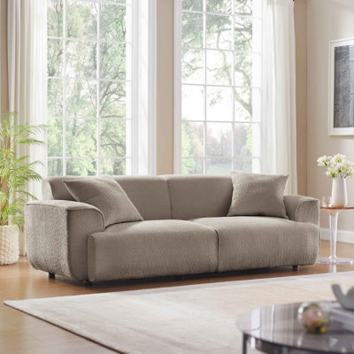 Wallas 231.1Cm Round Arms Sofa