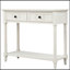 Console Daisy Series avec deux tiroirs et une tablette inférieure, conception traditionnelle pour un rangement et une présentation élégants-953883814