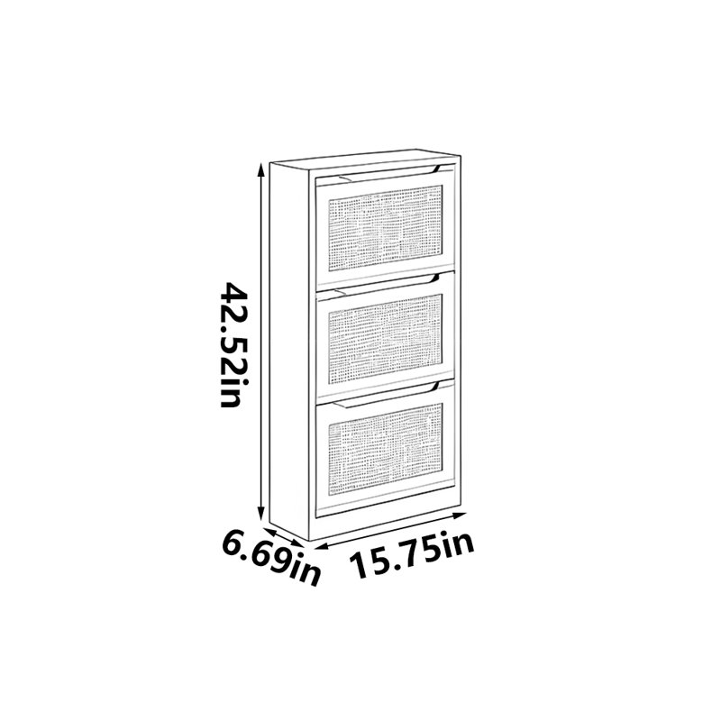 Rangement à chaussures classique et populaire, H 42,52 po x l 15,75 po x P 6,69 po