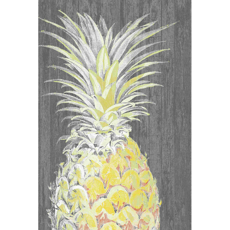 " Vibrant Pineapple Splendor I ", 8" W x 12" H x 1.25 " D