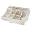 Wooden Condiment Organizer With 9 Compartment