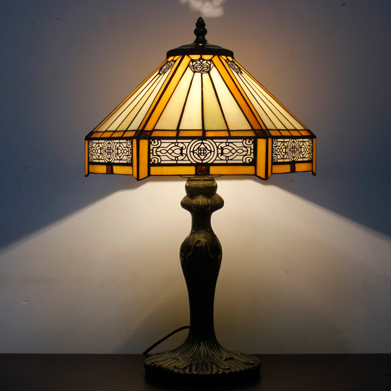 Lampe de table en bronze 18 po Perth
