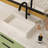 24X14 Ceramic Vessel Sink - White, Smooth Surface, For Home, Restaurant, Office Building Rectangular Low Water Absorption, Office,