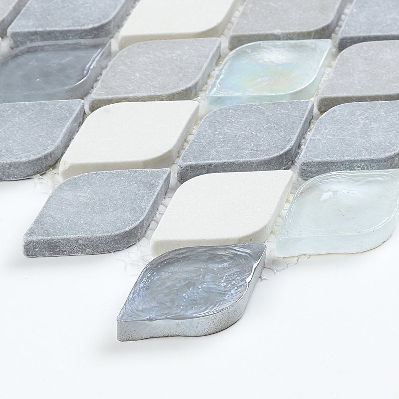 Carrelage mosaïque de calcaire Benson