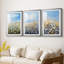 FLORAL Series V - Impression encadrée sur mesure de qualité supérieure mate - 3 pièces-1050584839