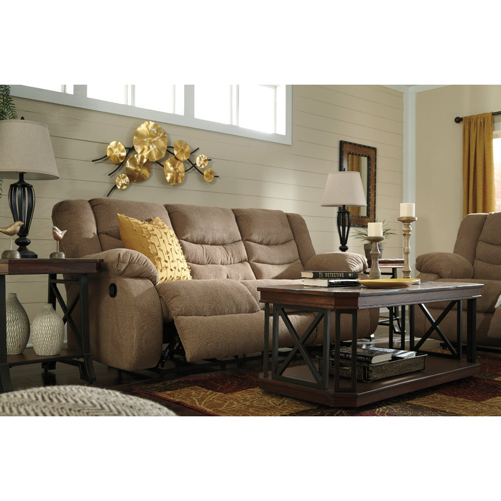 Latitude Run® 2 Piece Genuine Leather Reclining Living Room Set ...