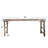 Reclaimed Wood and Tin Patch Folding Table-533944693