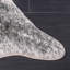 Tapis beige / noir en polyester tissé à la machine Arbedella-712606488