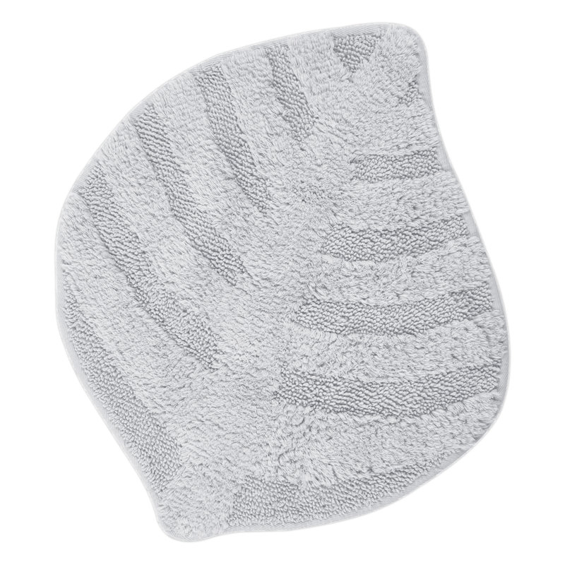 Attaway Cotton Non-Slip Non-Slip Bath Mat, Cream