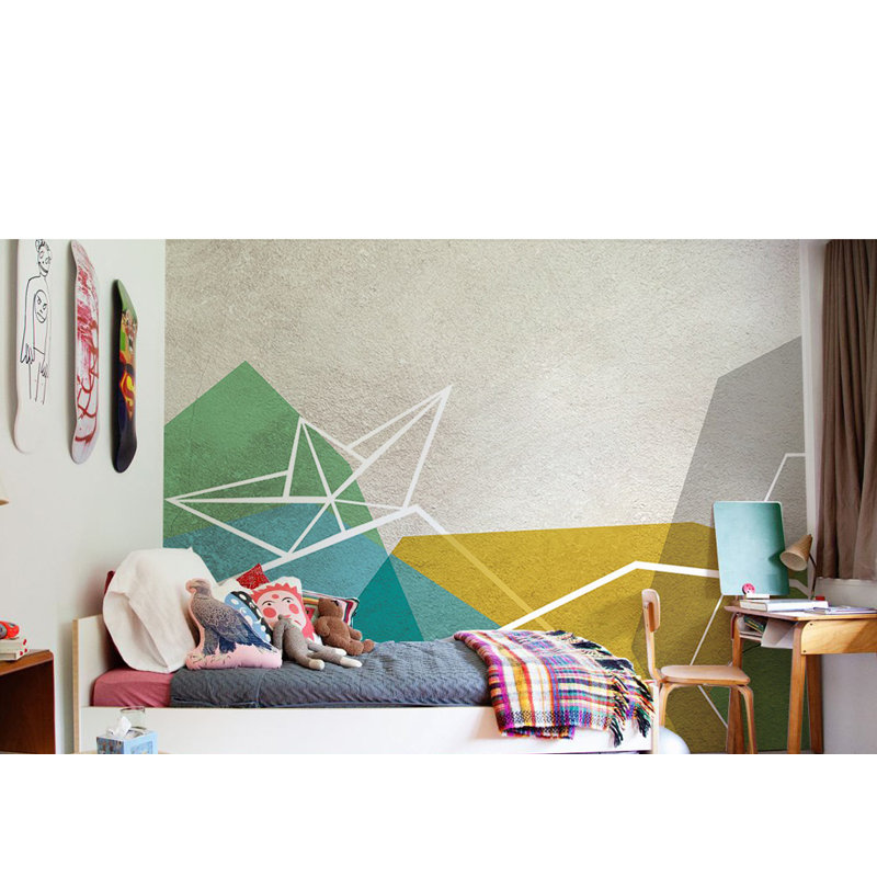 Bellfield Matte Peel & Stick Mural, 312 x 219cm