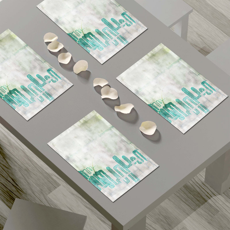 Napperon abstrait en polyester