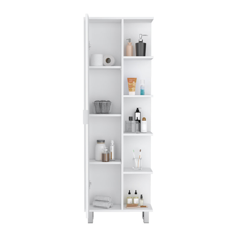 Armoire à linge Sandy, Bathromm, blanc