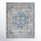 Carlisle Light Grey/Blue Rug