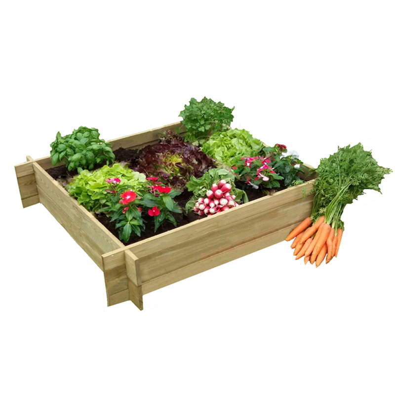 Airon Wood Raised Flower Bed
