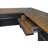 Django Solid and Manufactured Wood L-Shaped Executive Desk-65076890