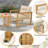 Nesta 2 - Person Patio Conversation Sets with Cushions