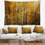 Tapisserie de forêt à automne couleur jaune-28488647