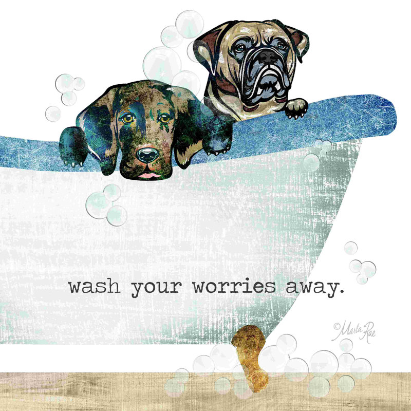 Wash Your Worries Away 2886569, H 30 po x l 30 po