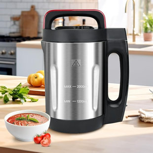 6-en-1 mélangeur chauffant machine à soupe multifonctionnelle machine à Smoothie 2L