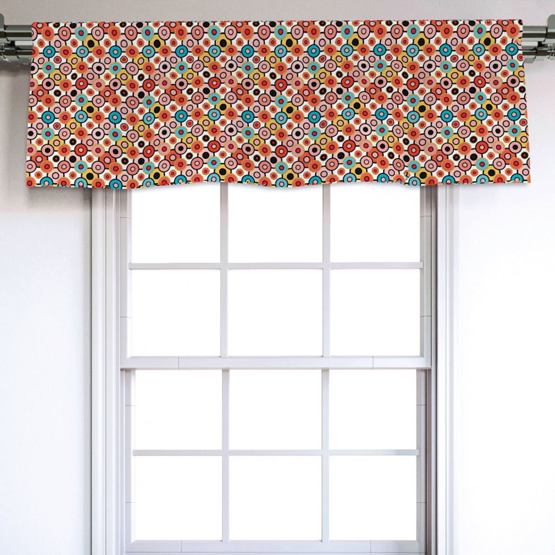 Sateen Ruffled Window Valance