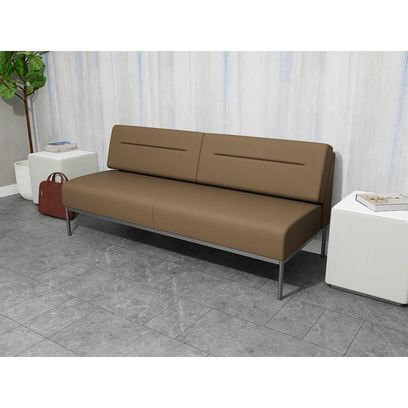 Canapé Darsey, Sans alimentation, Patriot Plus taupe, Argent argent