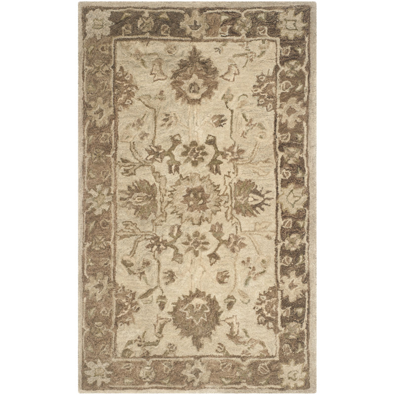 Tingley Hand Tufted Wool Pile Oriental Rug, Rectangle 3' x 5'