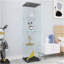 Vitrine en verre avec 4 portes et 4 tablettes-91867839