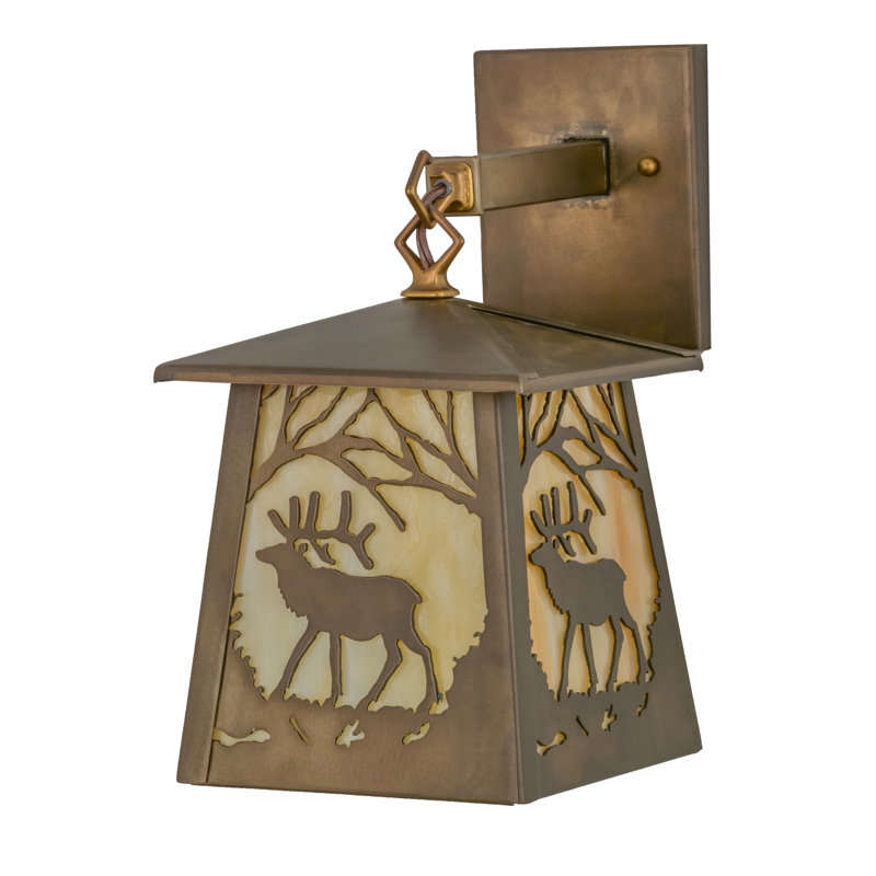 Luminaire à cloison d'extérieur 2 lumières