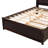 Engeliene Wooden Bed with Trundle,Storage Bed Frame with Bookcase-354862858-376403071