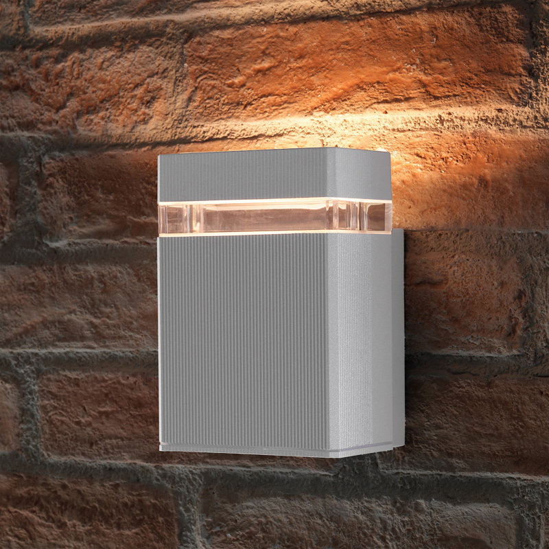 Gaddis 40.64cm H Outdoor Flush Mount, Silver