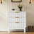 3 Drawer Dresser With Fluted Panel Design-281840830