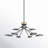 Cillian 9 - Light Dimmable LED Sputnik Sphere Chandelier