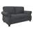Modern 2-Seater Sofa with Solid Wood Frame and Extra-Deep Cushions – Compact Upholstered Couch for Living Room, Apartment, or Small Space Lounge-105526297