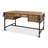 Game Of Thornes Solid Wood Top Metal Base Writing Desk