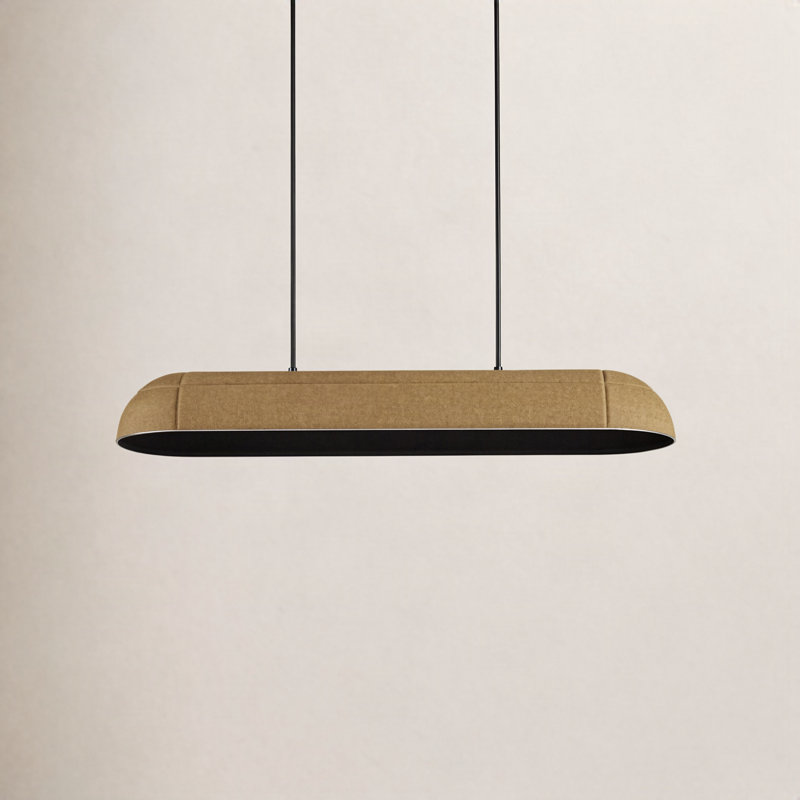 Luminaire suspendu Nava-Linear, Olive